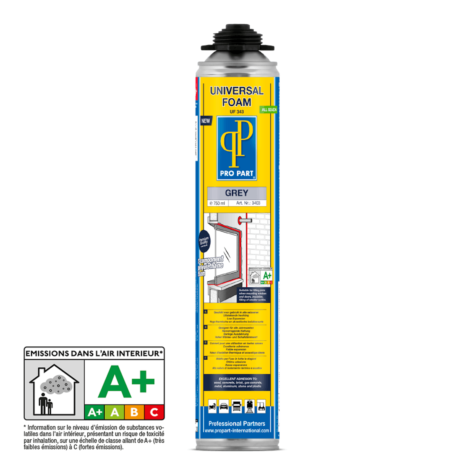 Universal foam aplus